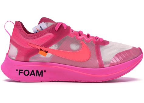 off white zoom fly pink replica